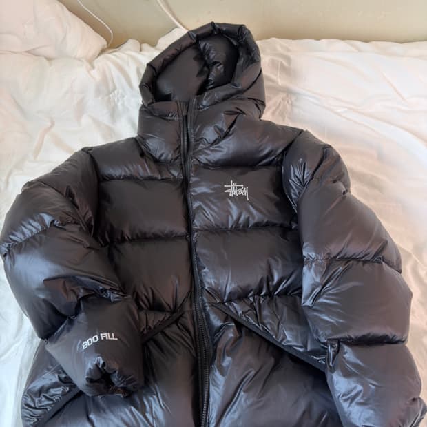 스투시 립스탁 패딩