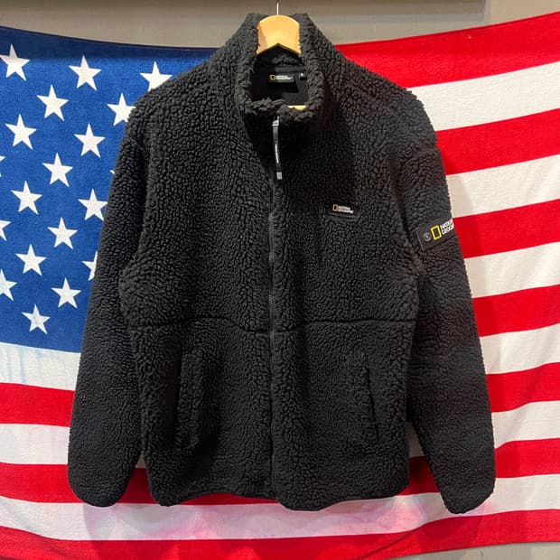 네셔널 지오그래픽 뽀글이 플리스 집업