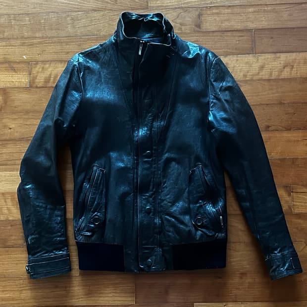 우영미가죽자켓