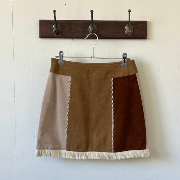 Japan Vtg 벨벳 테슬 스커트