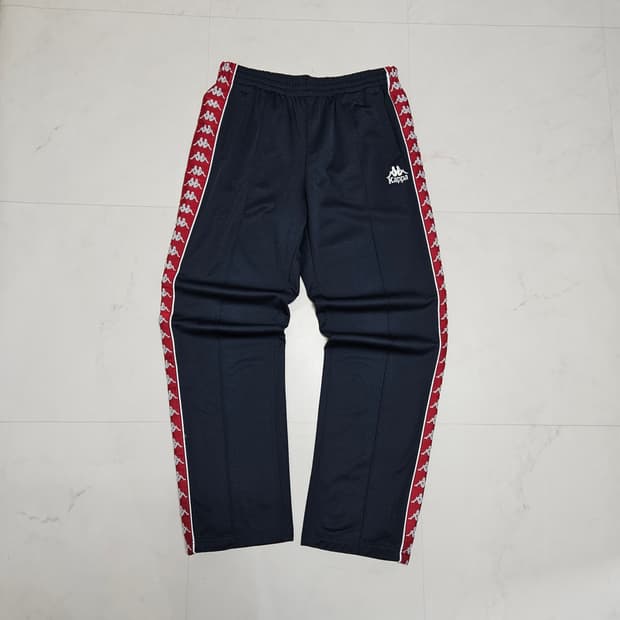 XL 카파 사이드라인 올드스쿨 트랙팬츠 네이비 레드
