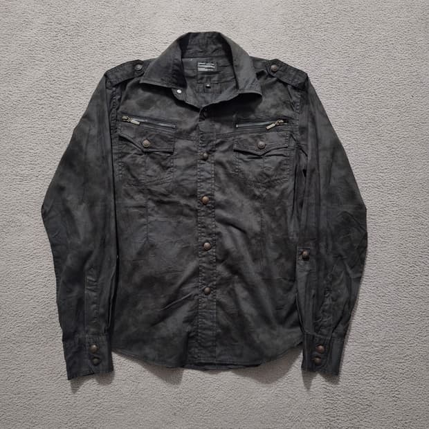 Y2k bleached jacket