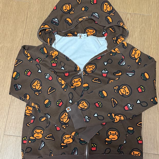 베이프 초코정크 후드집업