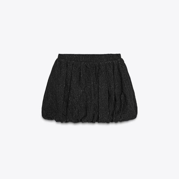 Zara 자라 자카드 벌룬 미니스커트