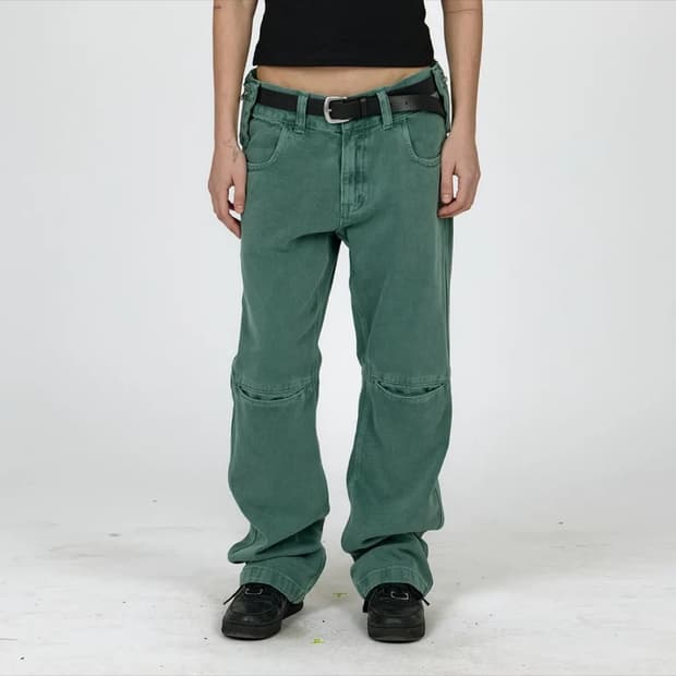 플라스틱프로덕트 MPa BAG PANTS 에메랄드 라지 팝니다.