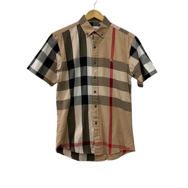 여성용 버버리 체크 반팔셔츠(M)