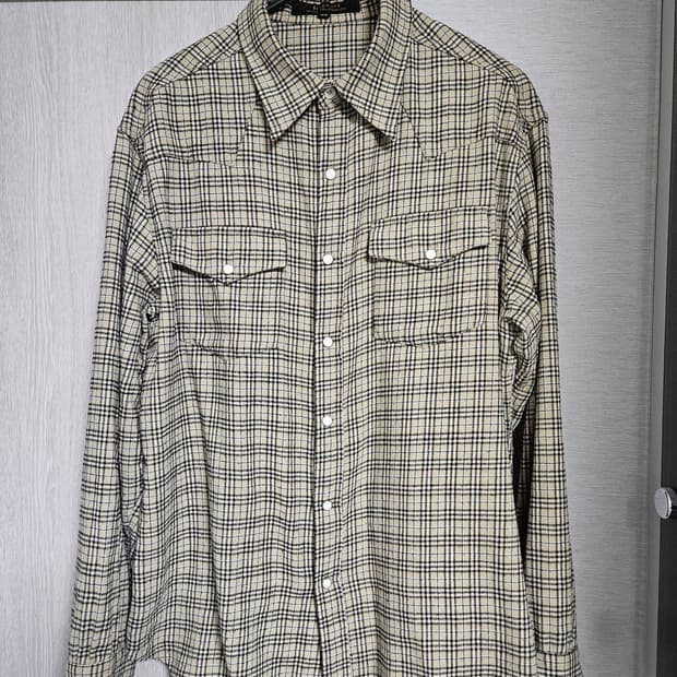 버드노트 플란넬 웨스턴 셔츠 44사이즈