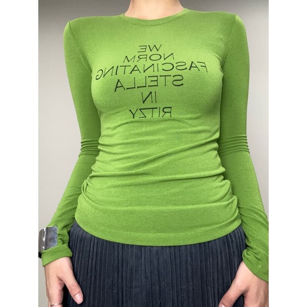 빈티지 네온 롱슬리브