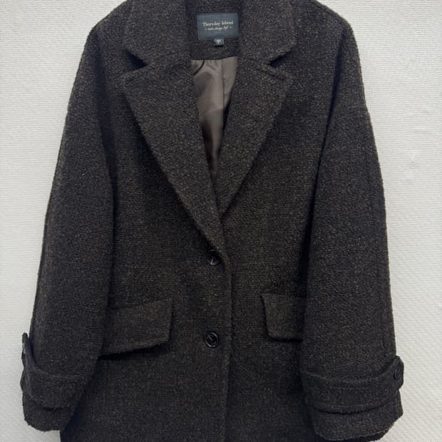 써스데이아일랜드 24시즌 부클 자켓 S(L)