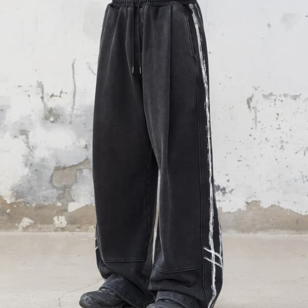 [3] 비긴202 핸드 페인팅 트랙팬츠