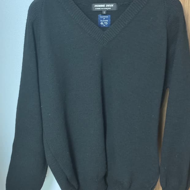 꼼데가르송 옴므 듀스 사이드지퍼 니트