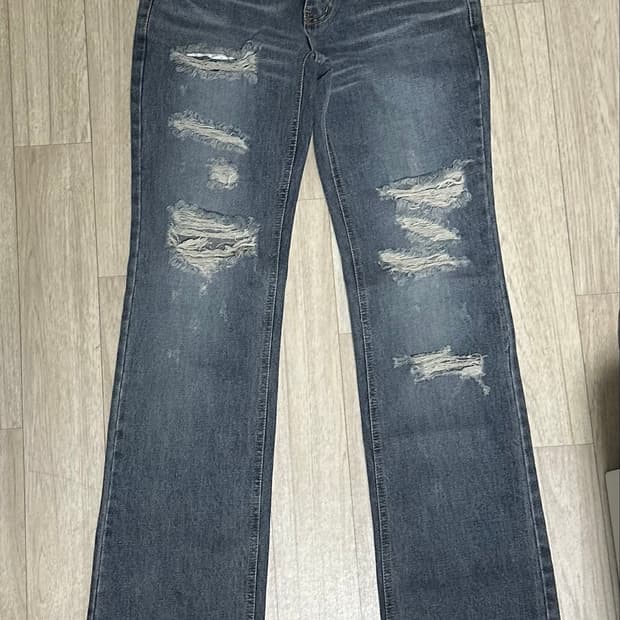 로우라이즈 데님