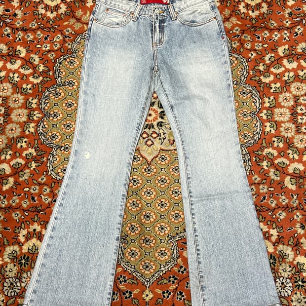 [27-28] 올드 빈티지 게스 연청 부츠컷 데님팬츠