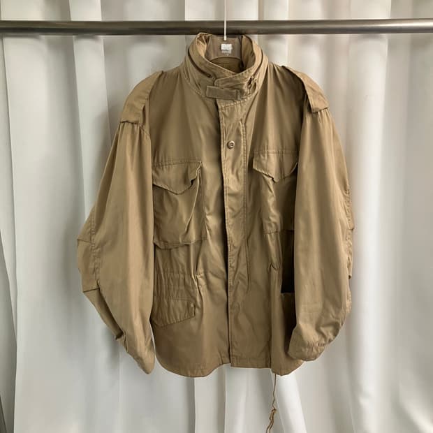 U.S 미군 베이지 M-65 필드 자켓 L