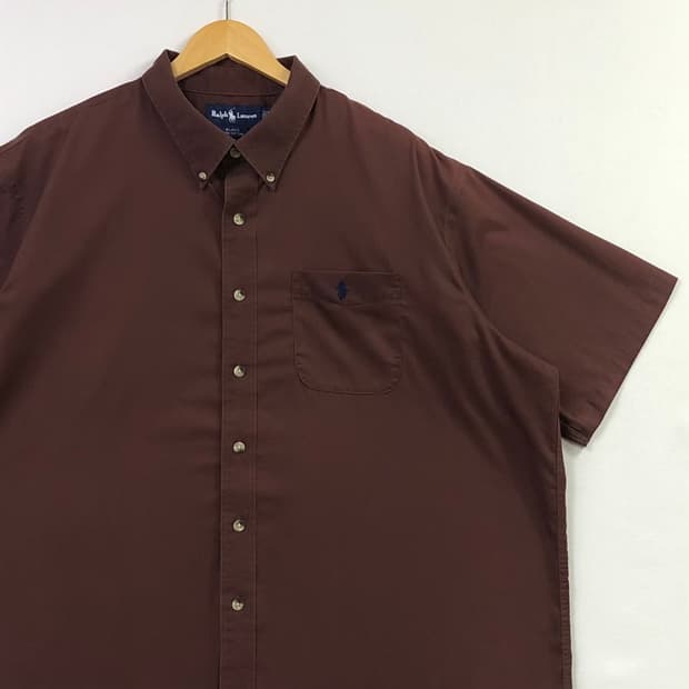 Xxl 폴로 솔리드코튼 빅셔츠