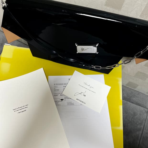 풀구성품) 마르지엘라 스내치드 백 (L사이즈)