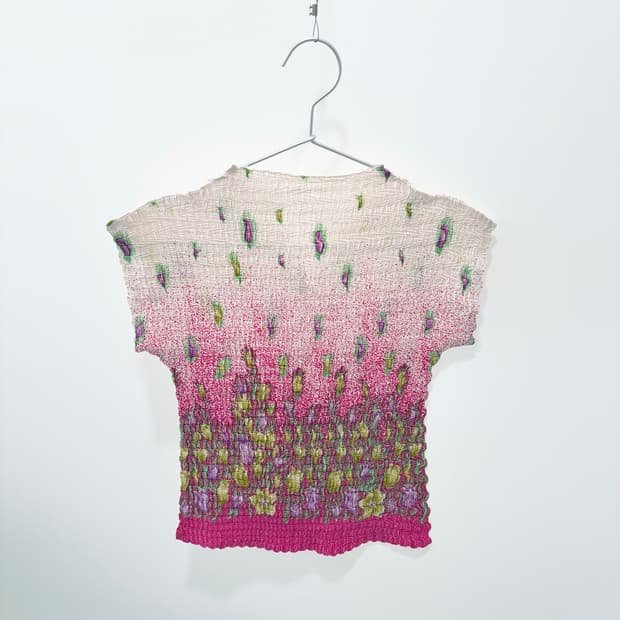 floral pattern streched top