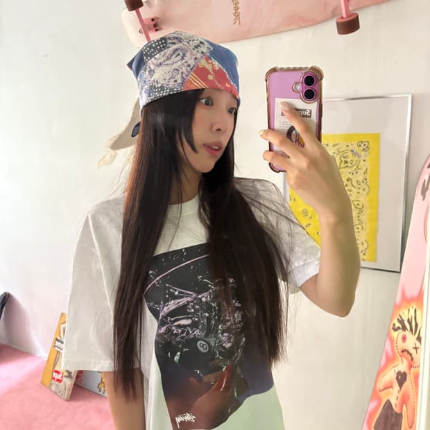 스투시 반팔 티