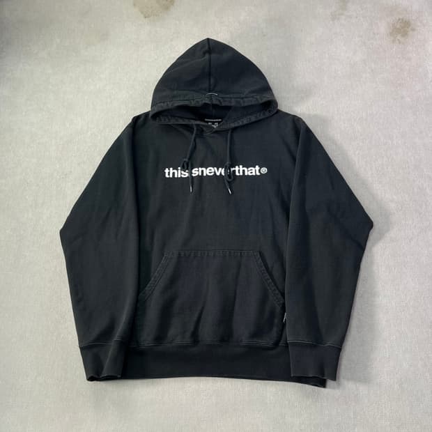 105 디스이즈네버댓 빅로고 후드티