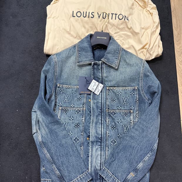루이비통 워크웨어 카펜터 데님 자켓