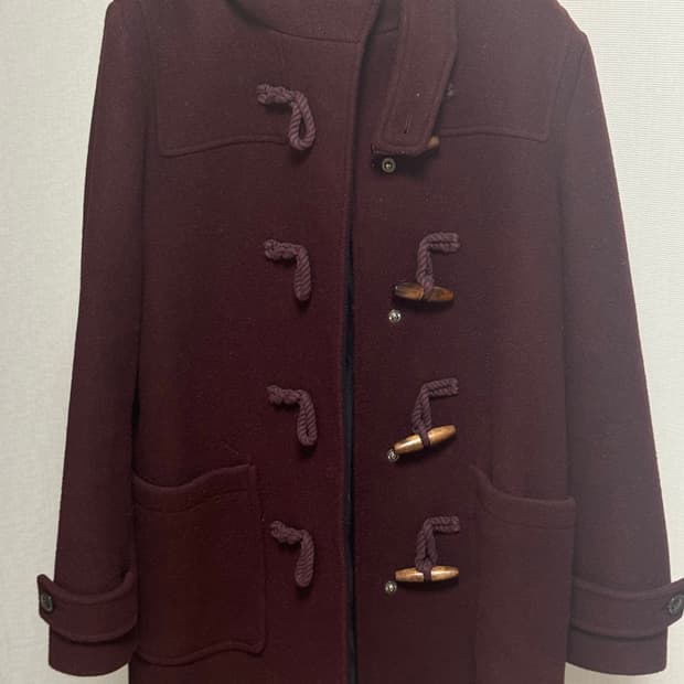 잭앤질 버건디 떡볶이코트