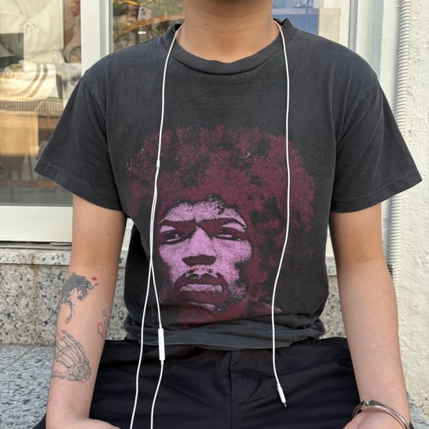 90s Jimi Hendrix 티셔츠