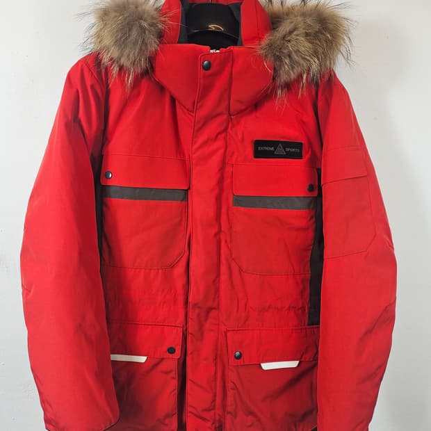 코오롱스포츠 FnC 레드 구스패딩 105 XL