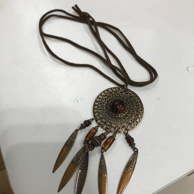 Vintage western mood necklace