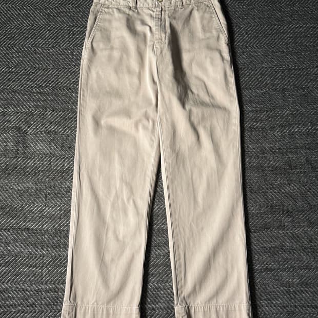 (32) 폴로 랄프로렌 PRESTON 플랫 플리츠 치노 팬츠