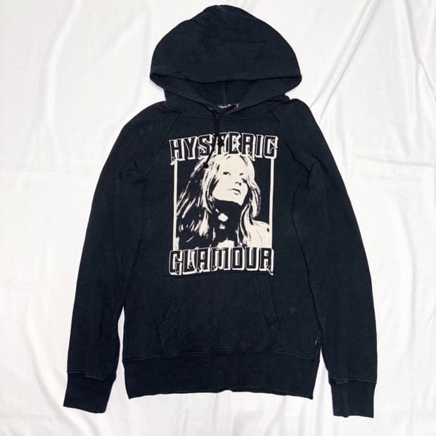히스테릭 글래머 콘토트 유어셀프 그래픽 후드티