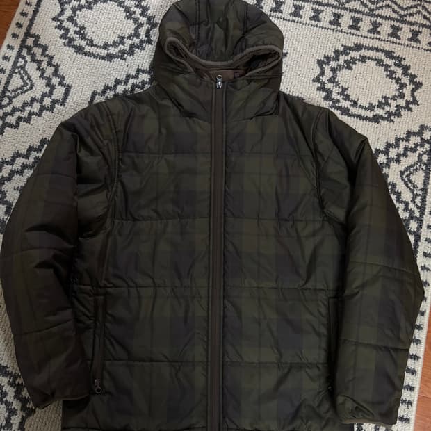 급처) 스투시 체크패턴 패딩