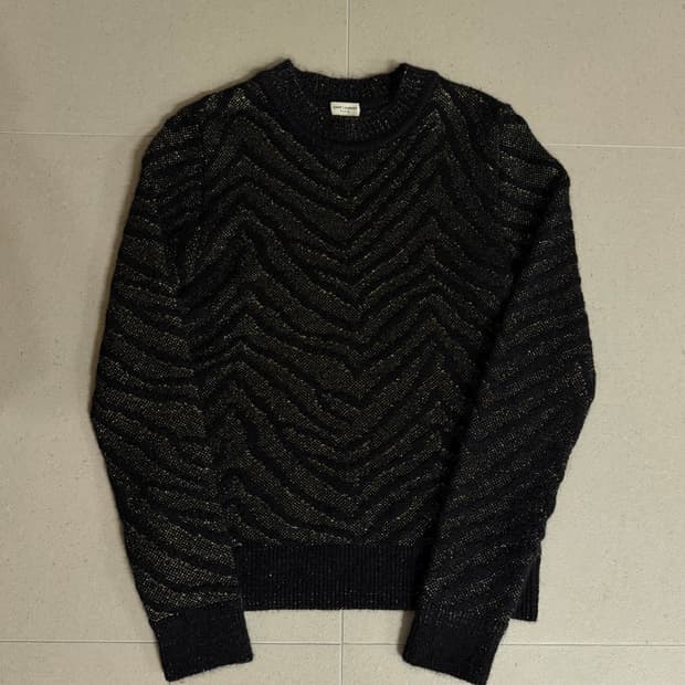 생로랑 18fw 모헤어 니트