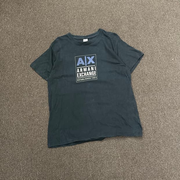 M)아르마니 익스체인지 프린팅 반팔