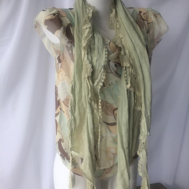 green scarf