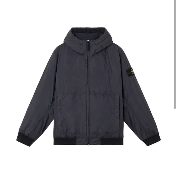 [M] 25fw 스톤아일랜드 크링클랩스 NY 나일론 패딩자켓 잉크블루