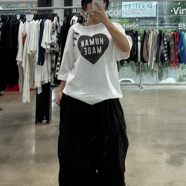 휴먼메이드 하트 반팔