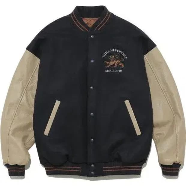 디스이즈네버댓 라이언 바시티자켓