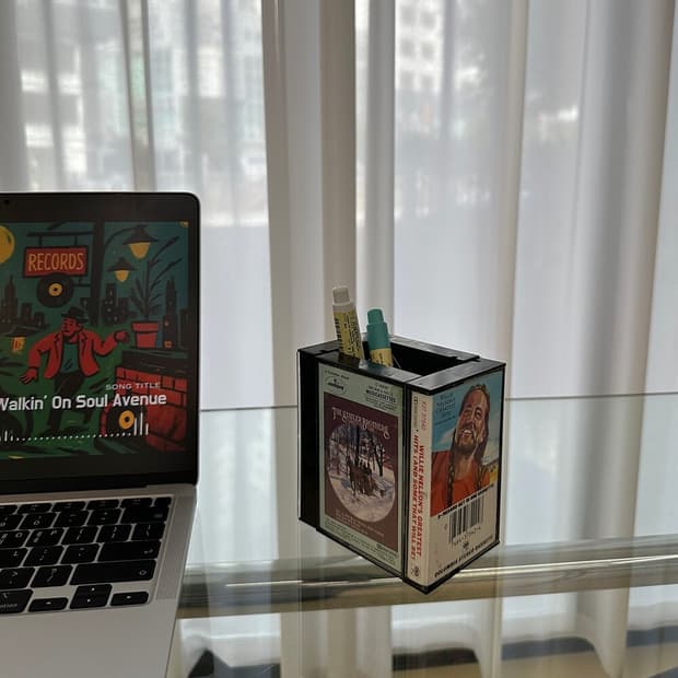Vintage Cassette Desk Object