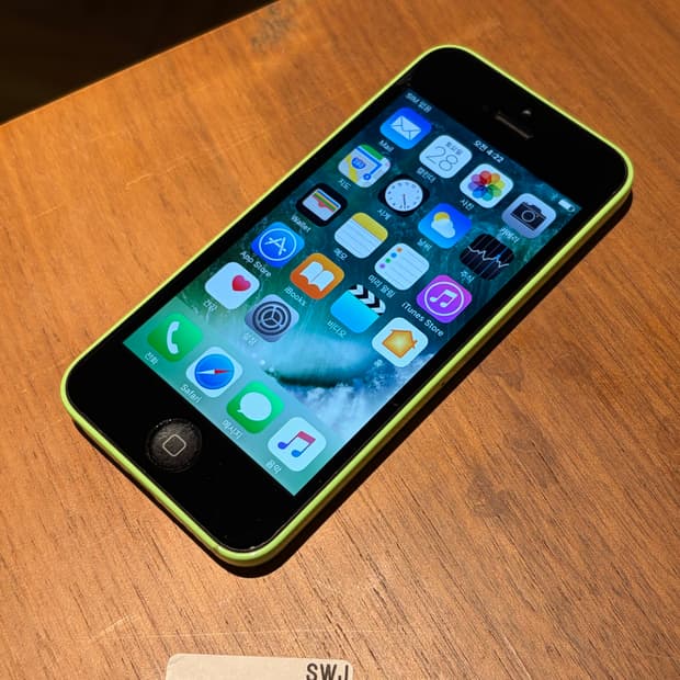 아이폰 5c 그린 16기가 #5981