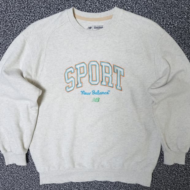 [무료배송][160]뉴발란스 키즈 기모 맨투맨 긴팔티