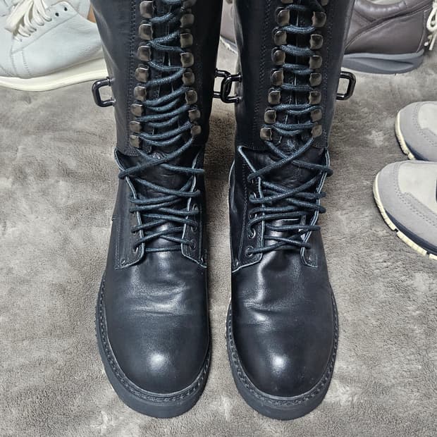 릭 오웬스 아카이브 컴뱃 부츠 사이즈 38