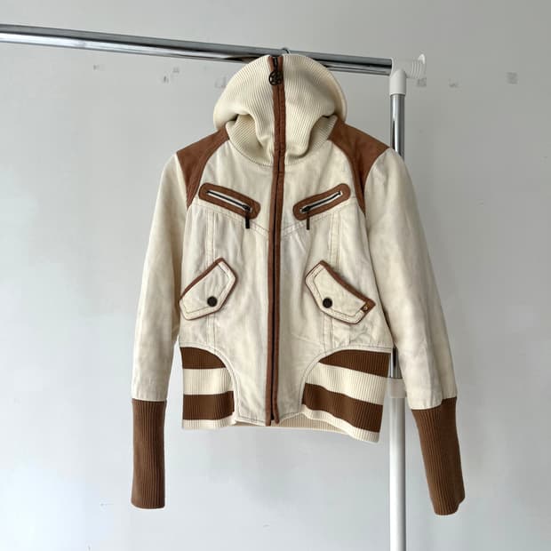 EGOIST High-neck Corduroy Jacket