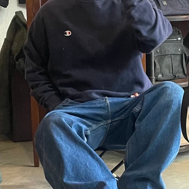 챔피온 리버스 위브 스웻 셔츠 L