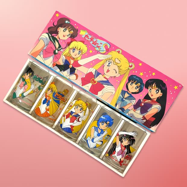 세일러문S 빈티지컵 5종세트