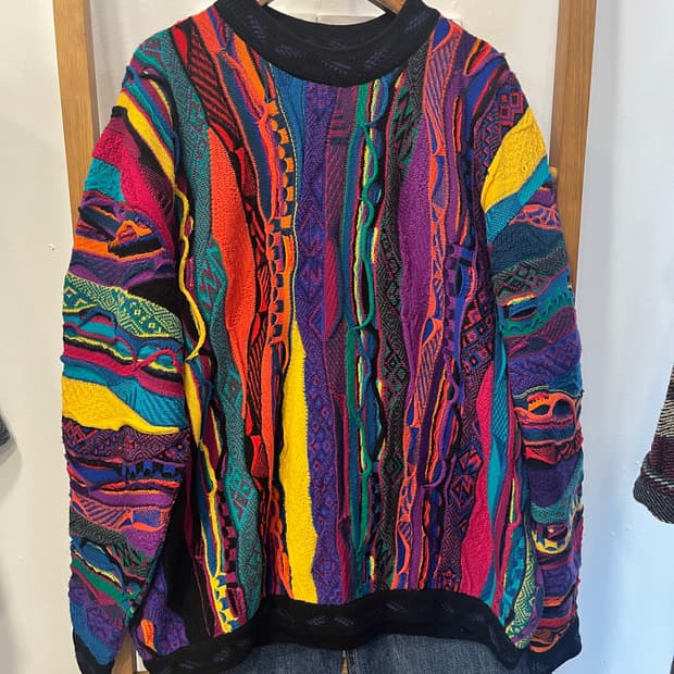 쿠지 케이블니트