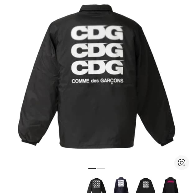 cdg 코치자켓 (퍼 부착 모델)