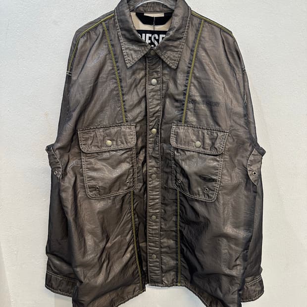 Diesel nylon shirt jacket