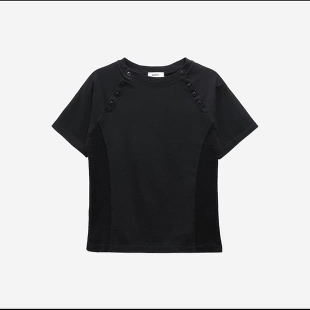 이그노타 반팔 코어:12 버튼 숏슬리브 티셔츠