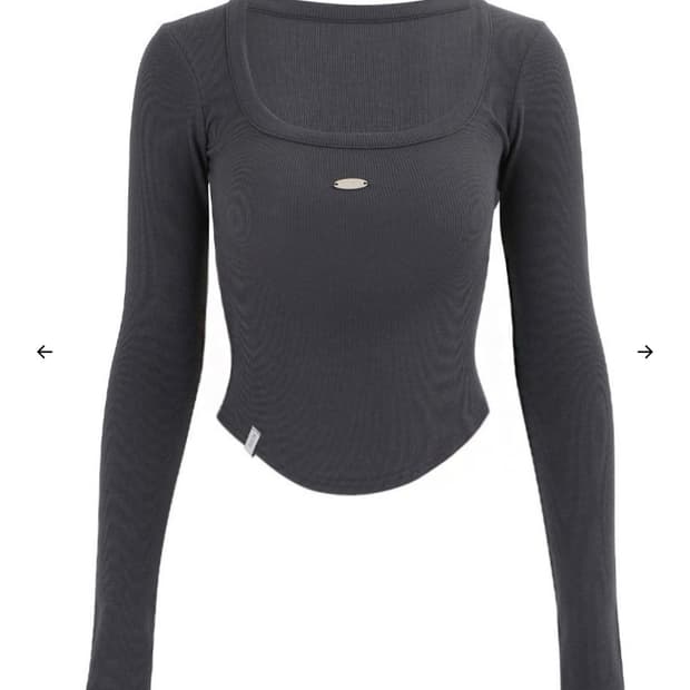 kimseoul 킴서울 111 롱슬리브 블루차콜