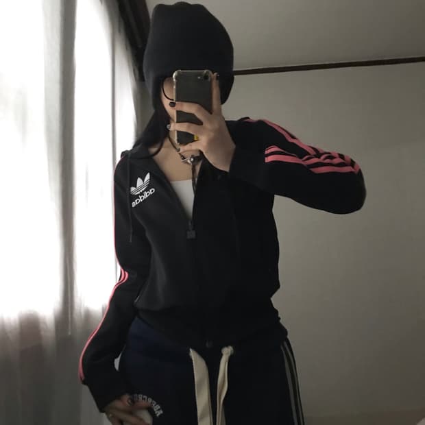 아디다스 00s 검핑 후드 플락 져지